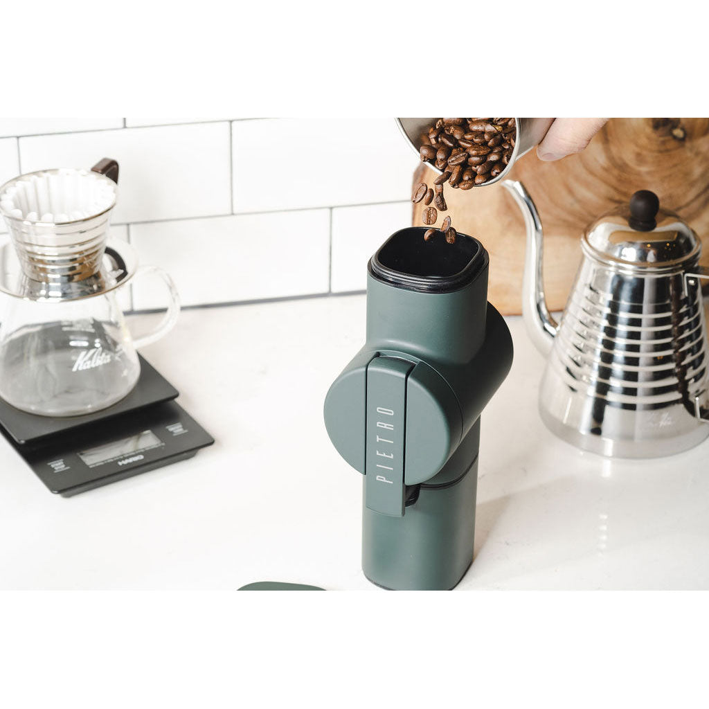 Pietro Manual Coffee Grinder - Blue