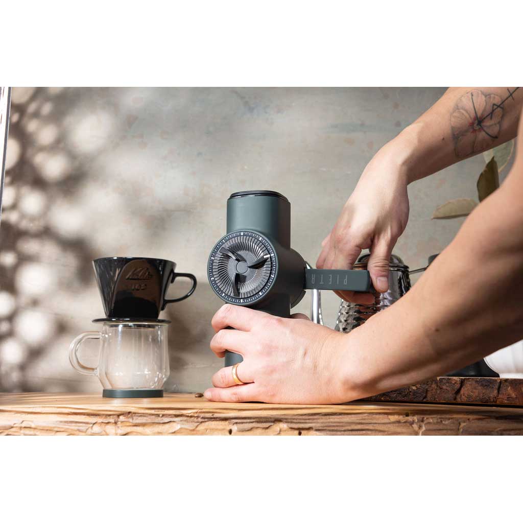 Pietro Manual Coffee Grinder - Blue