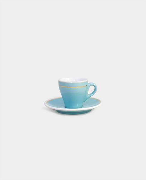 Ceramic Tulip Cup and Saucer