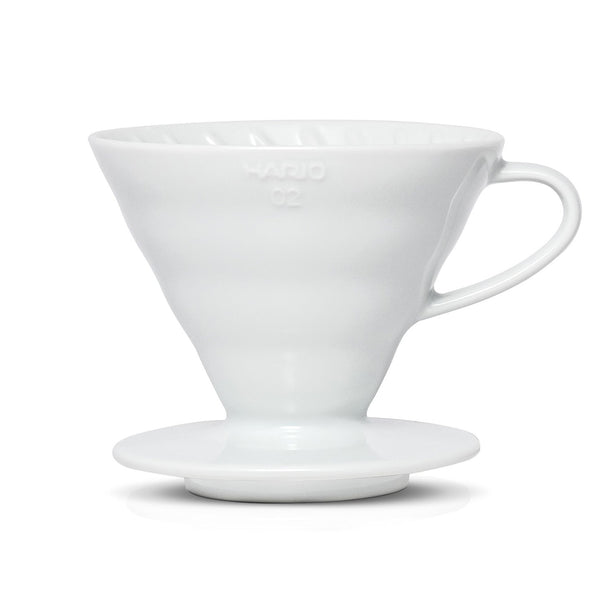 V60 Ceramic Coffee Dripper 02 - White