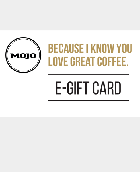 Mojo Coffee USA e-Gift Card - Online Store