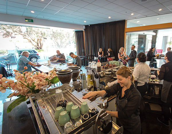 Mojo Cafe in Wellington New Zealand, best coffee, 55 Featherston Street in Asteron Centre
